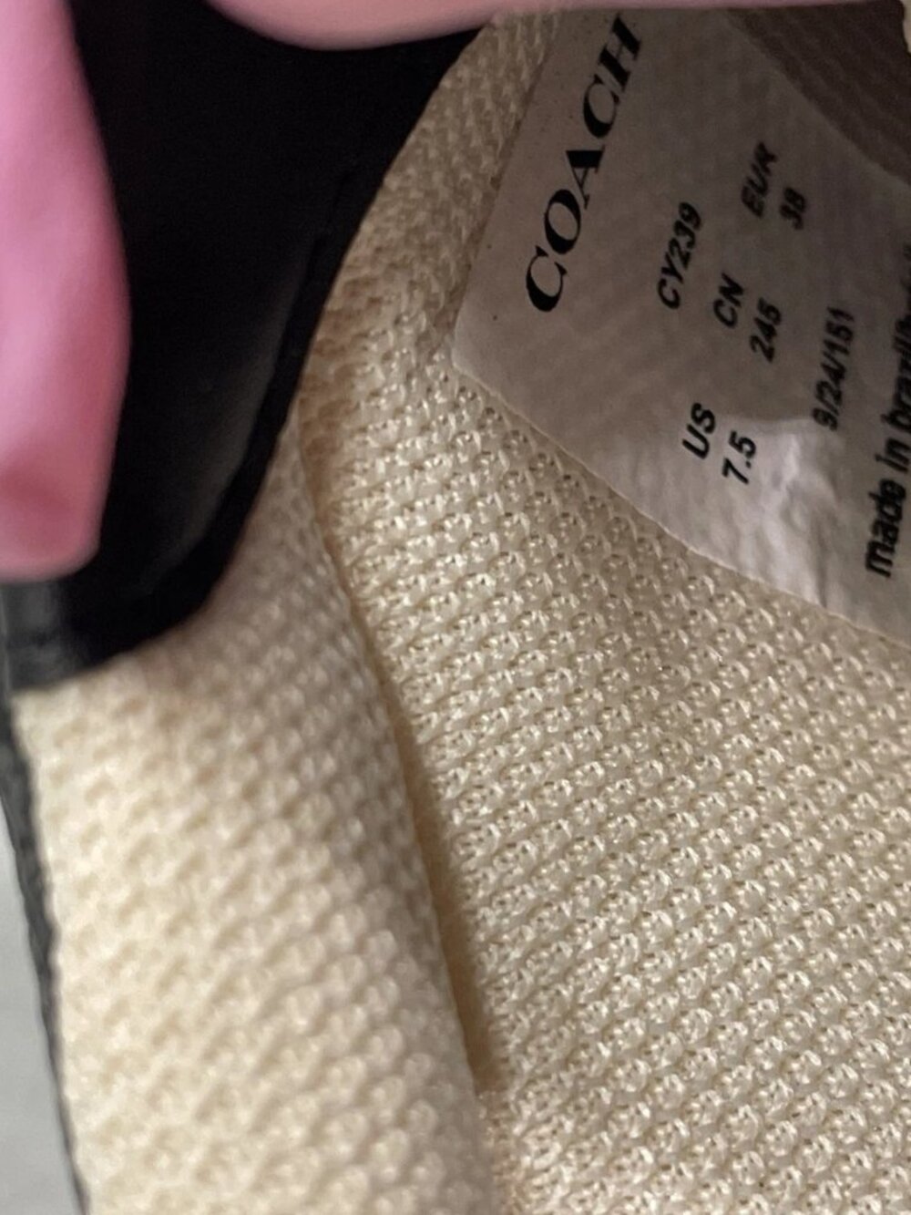 Coach Clip Court Low Top Sneaker In Signature Canvas Women's US 7.5B, Black - Picture 4 of 10